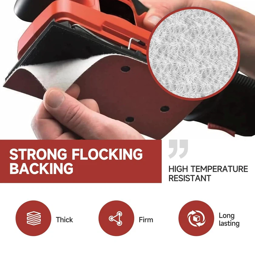 Red Circular sandpaper discs Red Circular sandpaper discs